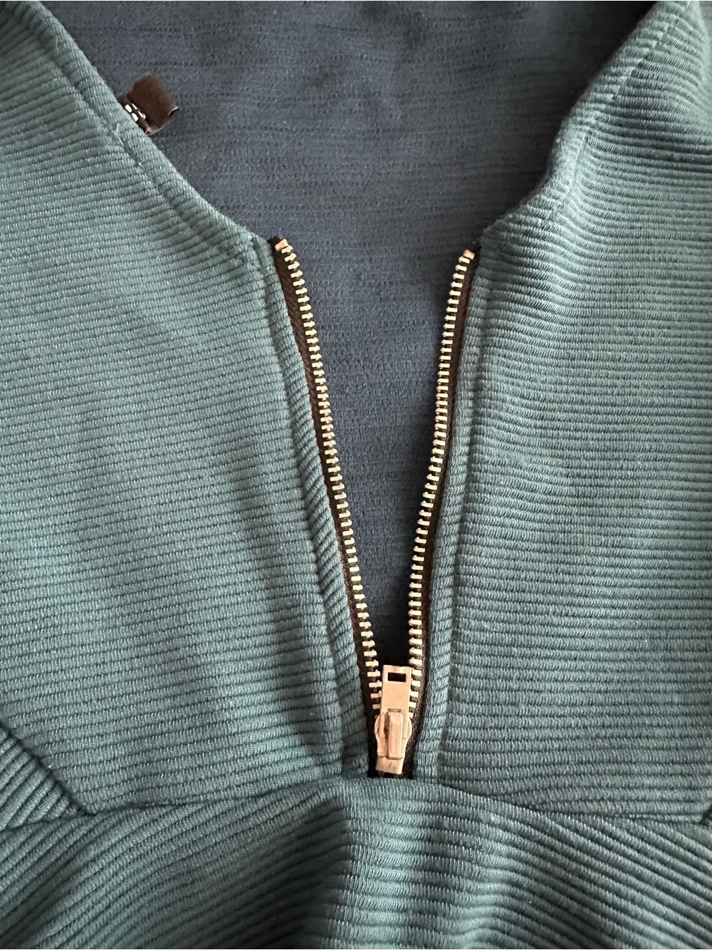 H&M Peplum Mini Dress Ribbed Solid Teal Jewel Green Size 4 S Sleeveless - Picture 3 of 5